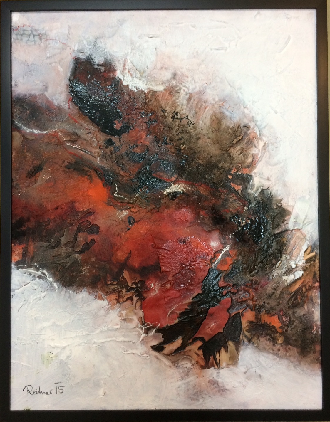 2015 60x77,5x3 incl. schwarzer Rahmen 2cm